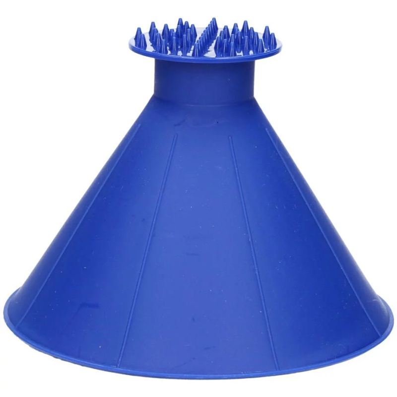 Multifunkční škrabka na zamrzlá okna - modrá