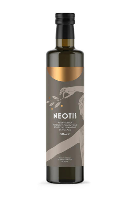 Neotis Peloponés Extra panenský olivový olej (MANAKI) 0,3% 500ml – sklo