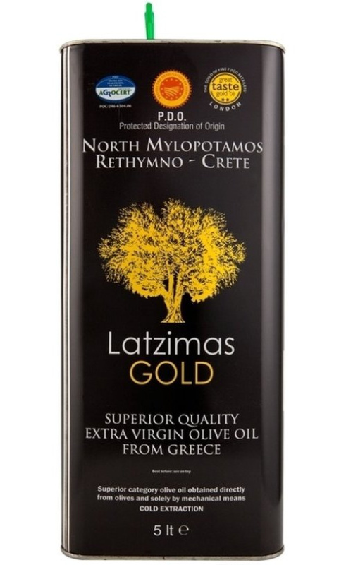 Ladzimas Latzimas Kréta GOLD Extra panenský olivový olej 5l - plech