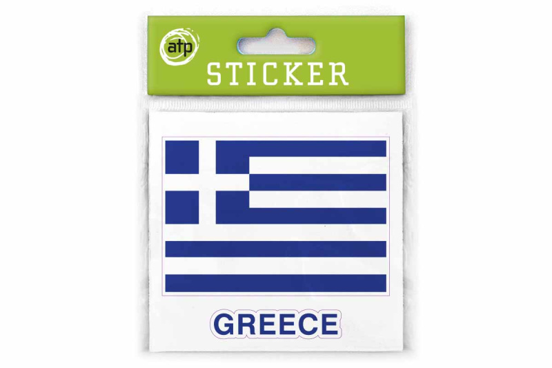 ATP - samolepka řecká vlajka (GREECE)