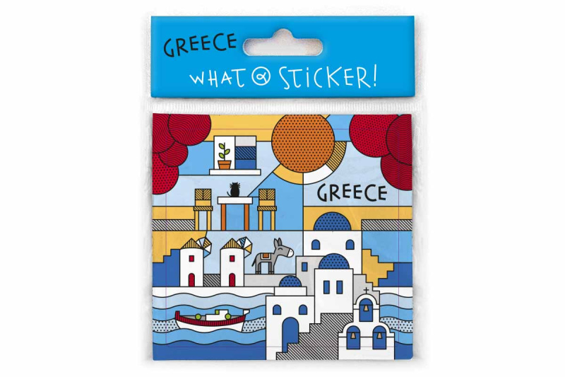 ATP - samolepka řecké ostrovy barevná