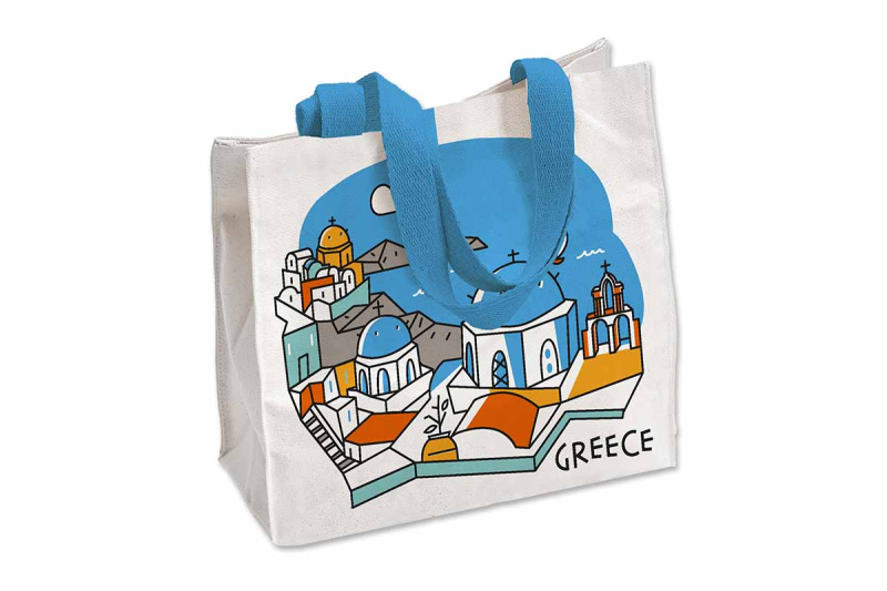 ATP – velká taška Santorini Domes