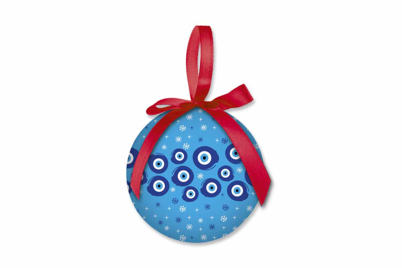 ATP - řecká vánoční baňka "Evil eye"