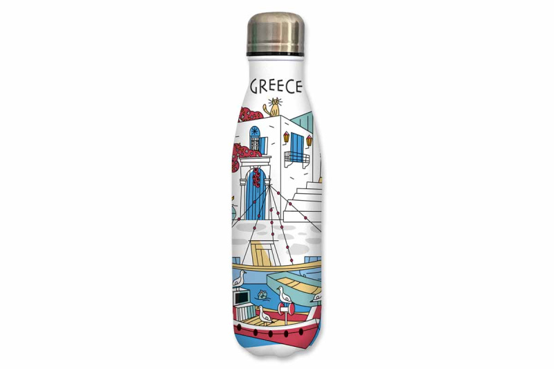ATP - Stylová řecká termoska Loďky 500ml