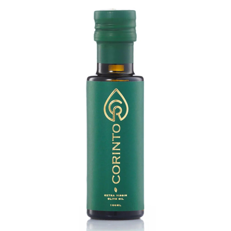 CORINTO Peloponés Extra panenský olivový olej (MANAKI) 0,3% 100 ml – sklo