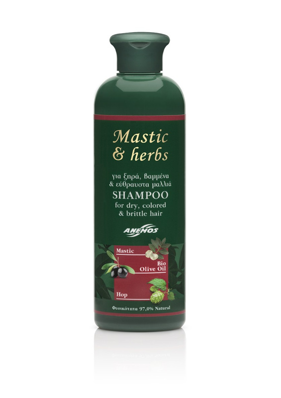 Anemos Chios šampón pro suché – barvené nebo lámavé vlasy s mastichou 300ml