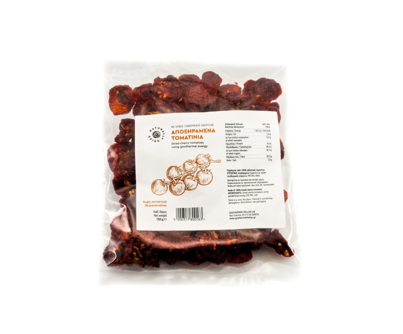 Geothermiki Hellas Sušená rajčata Cherry Geothermiki vacuum 150g