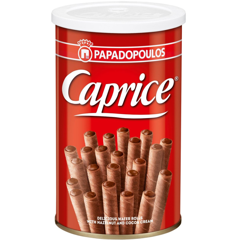 Papadopoulou Caprice plněné trubičky Classic 115g