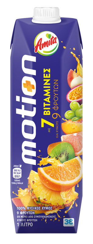 Amita MOTION multivitamínový džus 1l