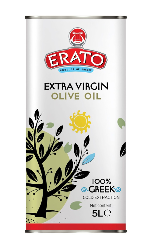 Erato Kalamata Extra panenský olivový olej 0,4% 5l – plech