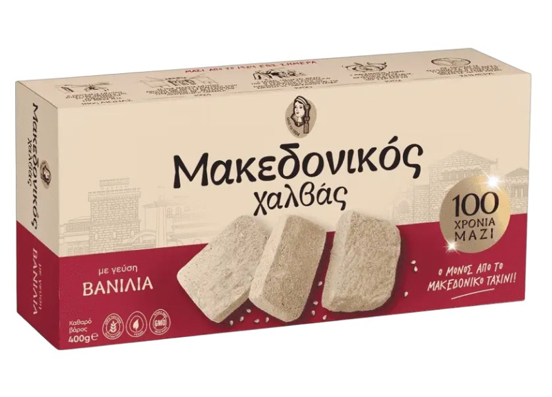 HAITOGLOU BROS SA Makedoniko Chalva vanilka 400g