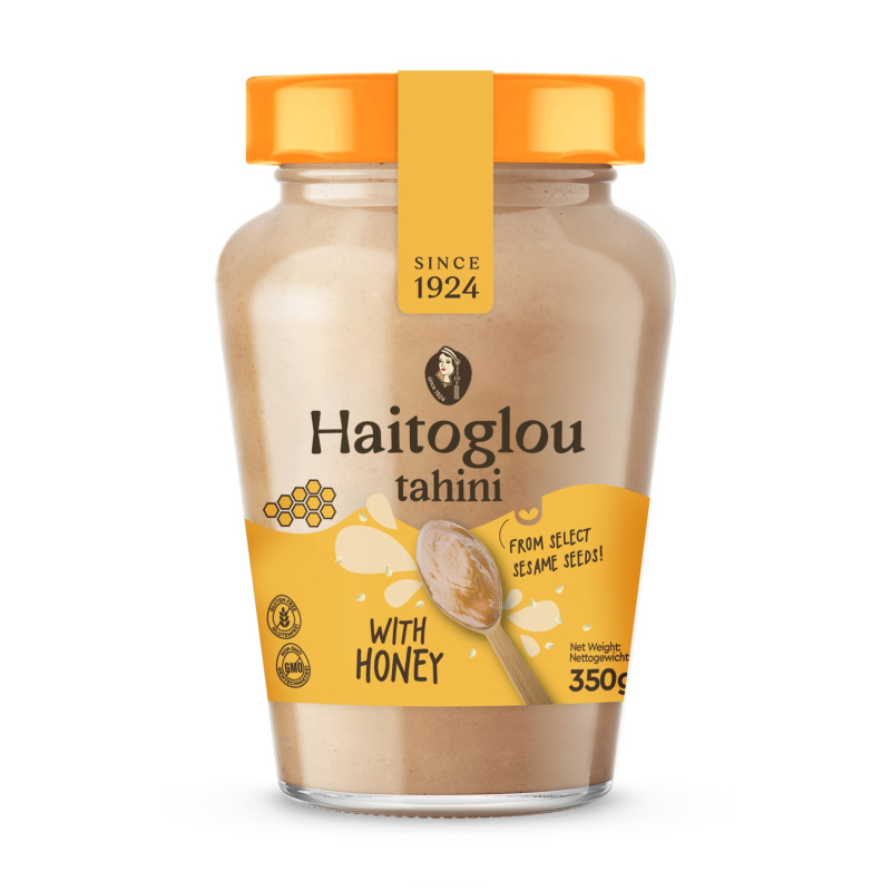 HAITOGLOU BROS SA Makedoniko Tahini sezamová pasta s medem 350g