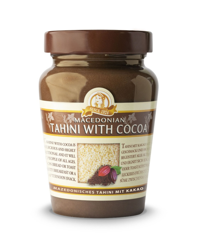 HAITOGLOU BROS SA Makedoniko Tahini sezamová pasta čokoládová 350g