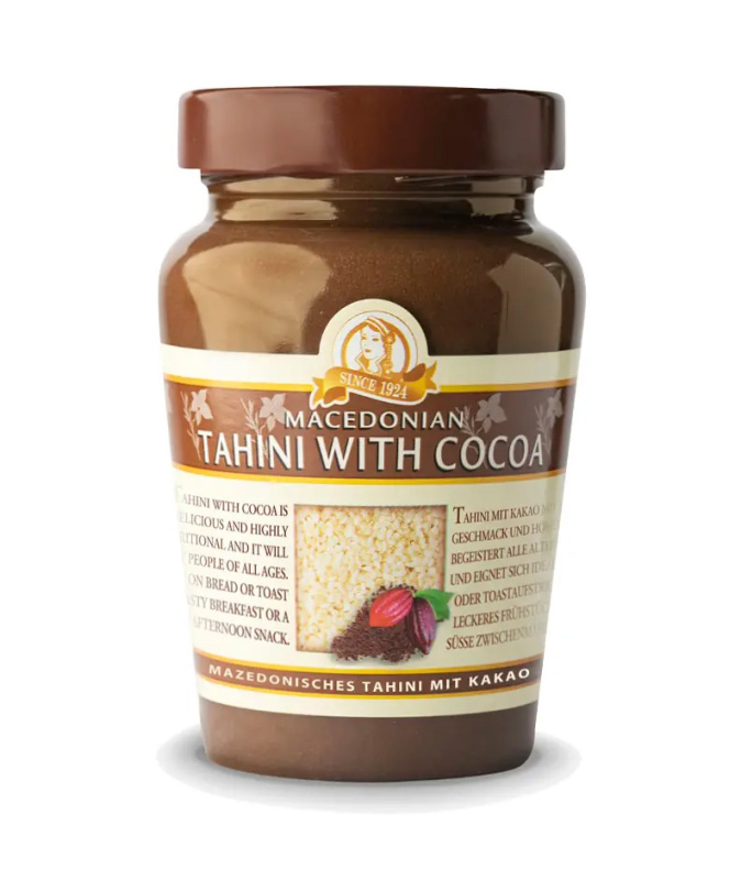 HAITOGLOU BROS SA Makedoniko Tahini sezamová pasta čokoládová 350g