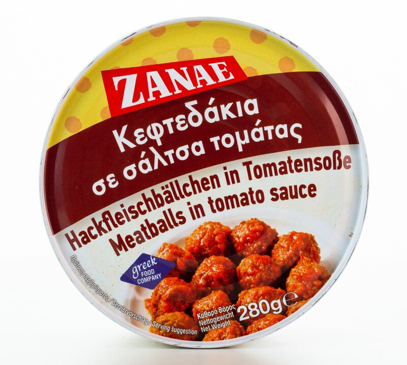 Zanae Masové kuličky v tomatě Kefkedakia 280g