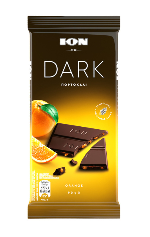 ION DARK hořká čokoláda s pomerančem 90g