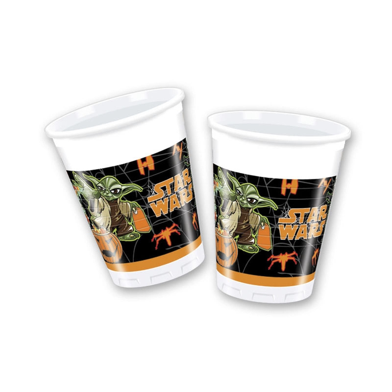 Star Wars Halloween plastové kelímky 200 ml (8 ks)