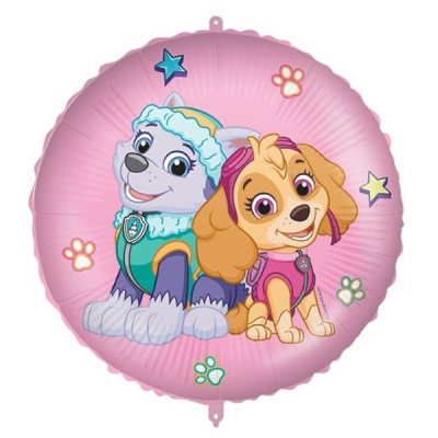 Fóliový balón 18'' Tlapková patrola Skye a Everest