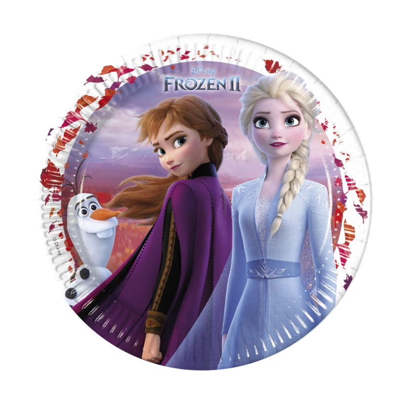 Disney Frozen 2 párty talíře 23 cm (8 ks)