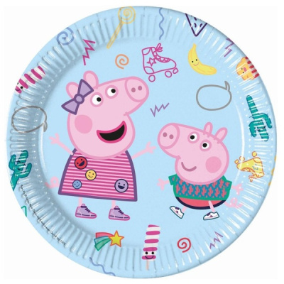Talíře prasátko Peppa 8 ks