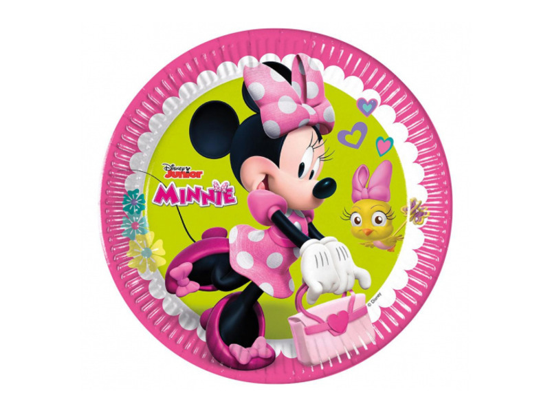 Disney Minnie Mouse Happy Helpers papírové talíře 23 cm - 1 kus