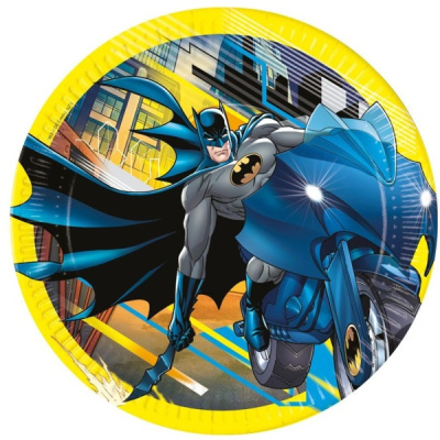 Talíře Batman 8 ks