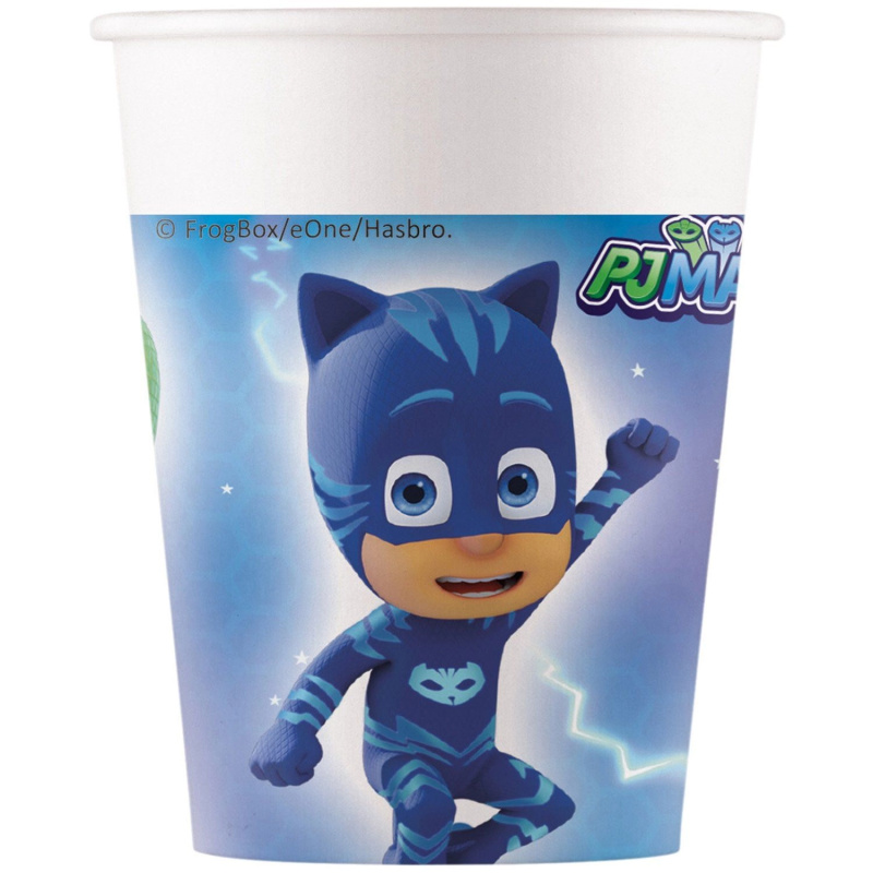 Papírové kelímky PJ Masks 200 ml (8 ks)