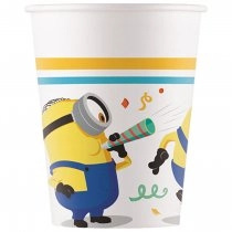 Papírové kelímky Minions Rise of Gru 200 ml (8 ks)