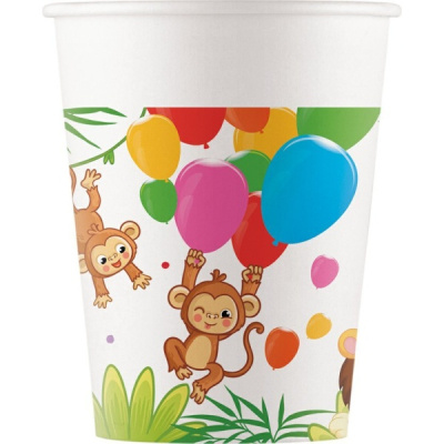 PROCOS Papírový kelímek 200ml džungle