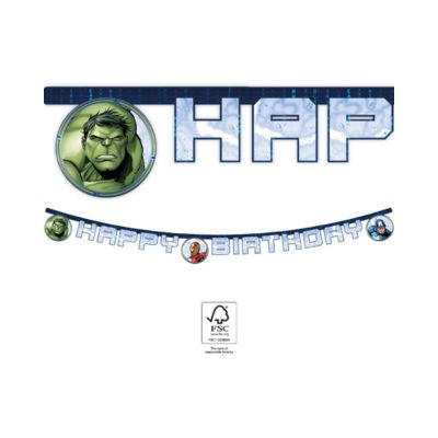 Banner Happy Birthday Avengers Albi