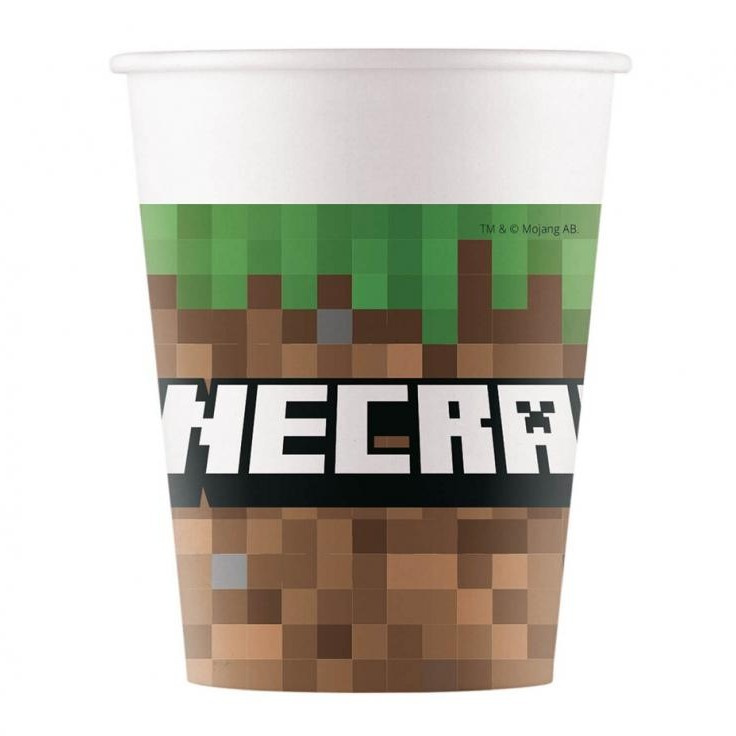 Kelímky Minecraft 8 ks Albi