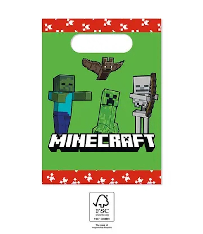 Taštičky dárkové Minecraft 4 ks