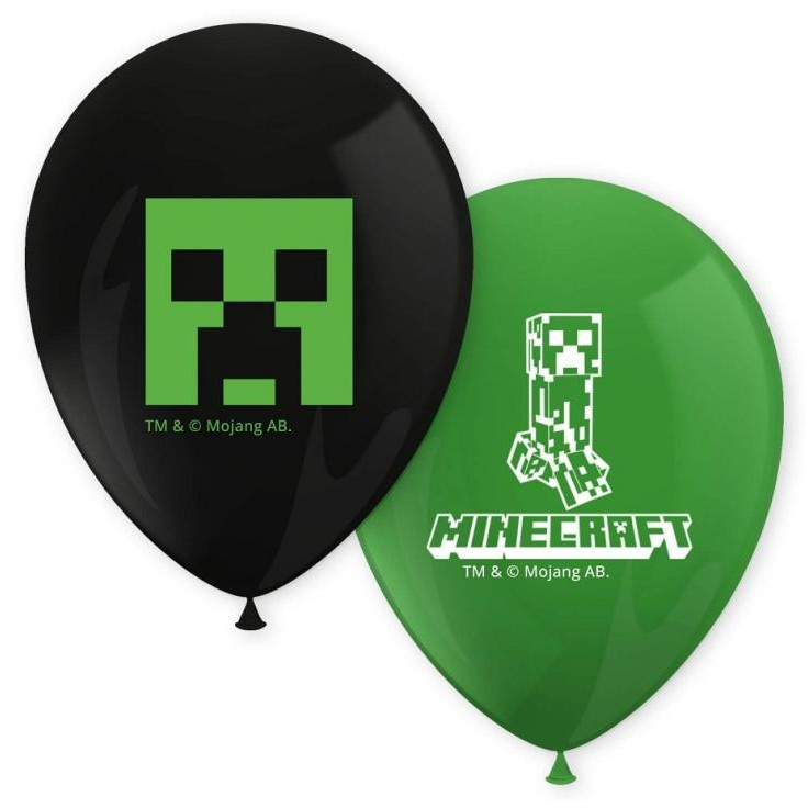 Balónky Minecraft 8ks
