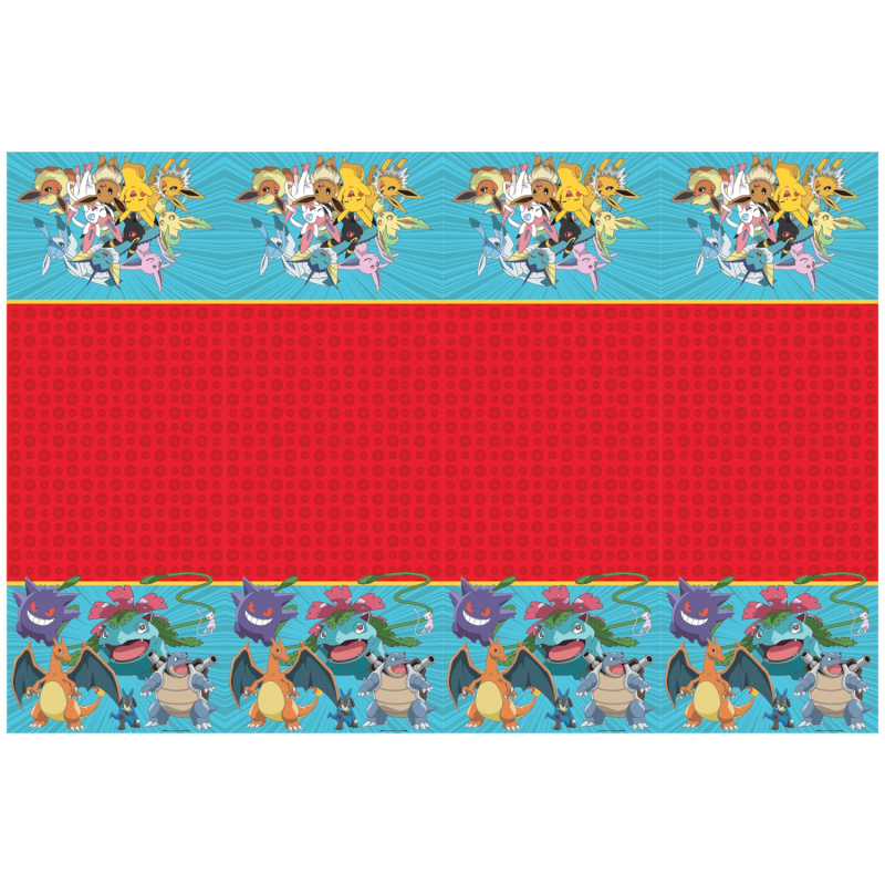Pokémon plastový ubrus 120 × 180 cm - 1 kus