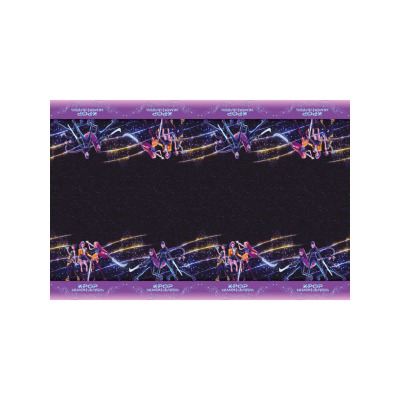 Plastový ubrus Demon Hunters – K-POP motiv 120 × 180 cm