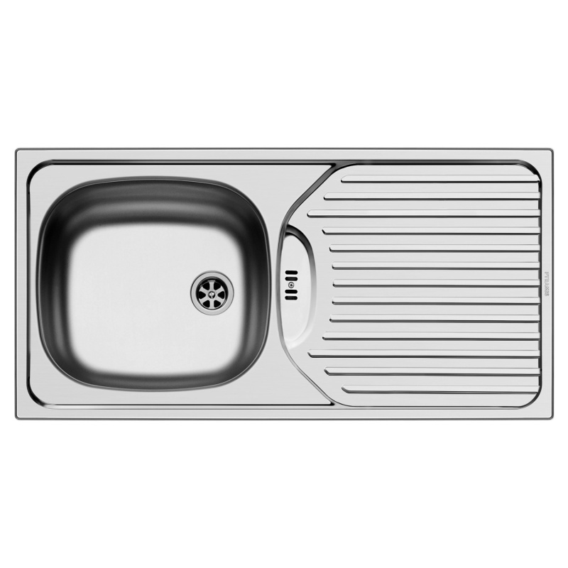 PYRAMIS Nerezový dřez CA1 1B 1D hladký, 86 x 43,5 cm