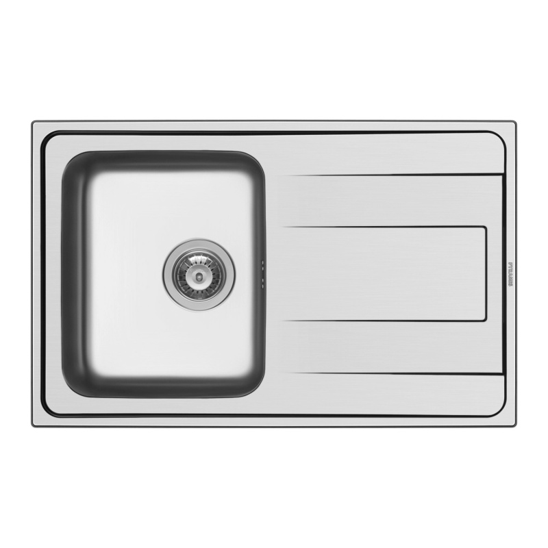 Pyramis Nerezový dřez s odkapávačem Alea 1B 1D, 79 x 50 cm