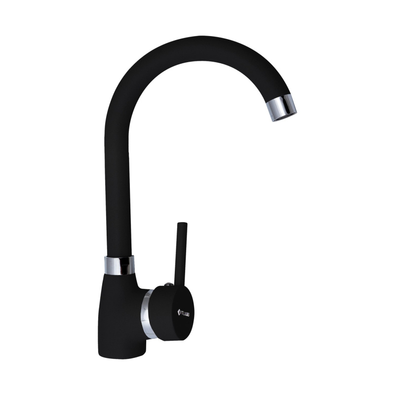 Pyramis Granitová stojánková dřezová baterie Bello, carbon