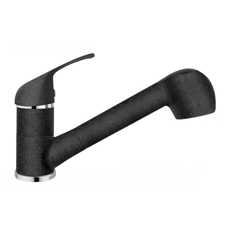 Pyramis Granitová stojánková dřezová baterie Fido, černá