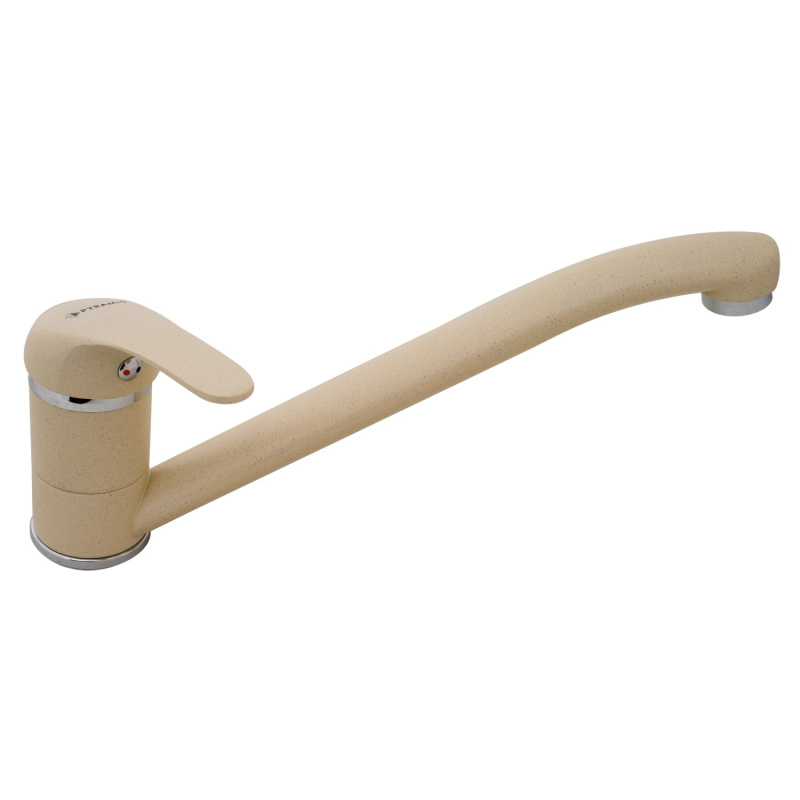 Pyramis Granitová stojánková dřezová baterie Asalia, vanilková