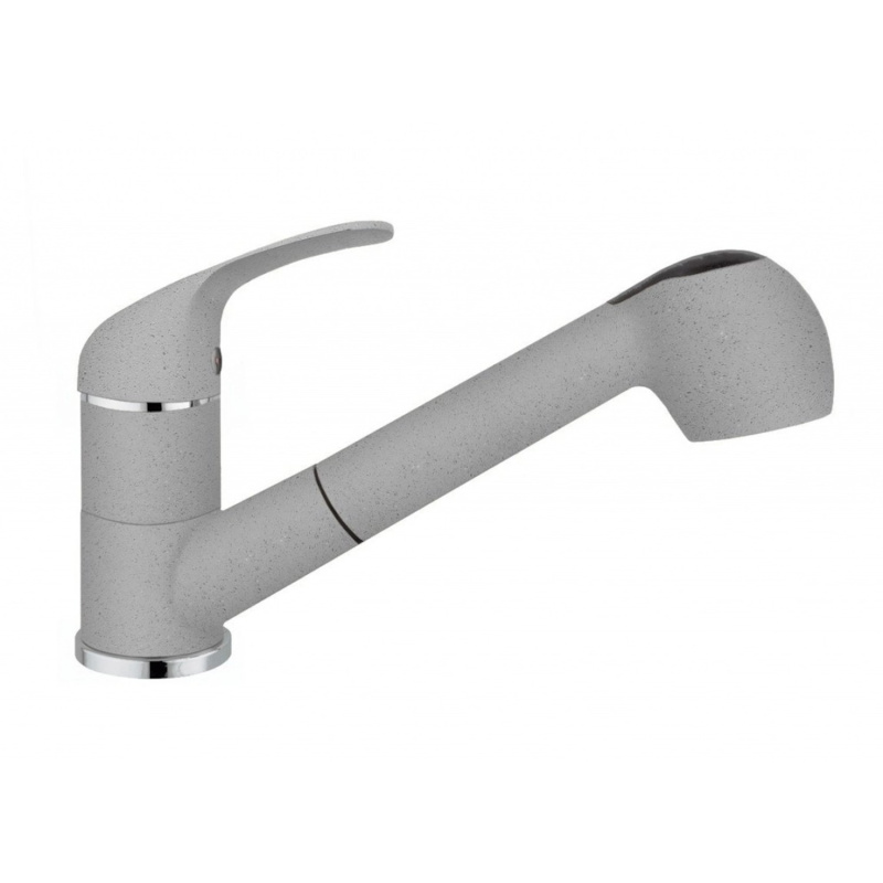 Pyramis Granitová stojánková dřezová baterie Fido, šedá