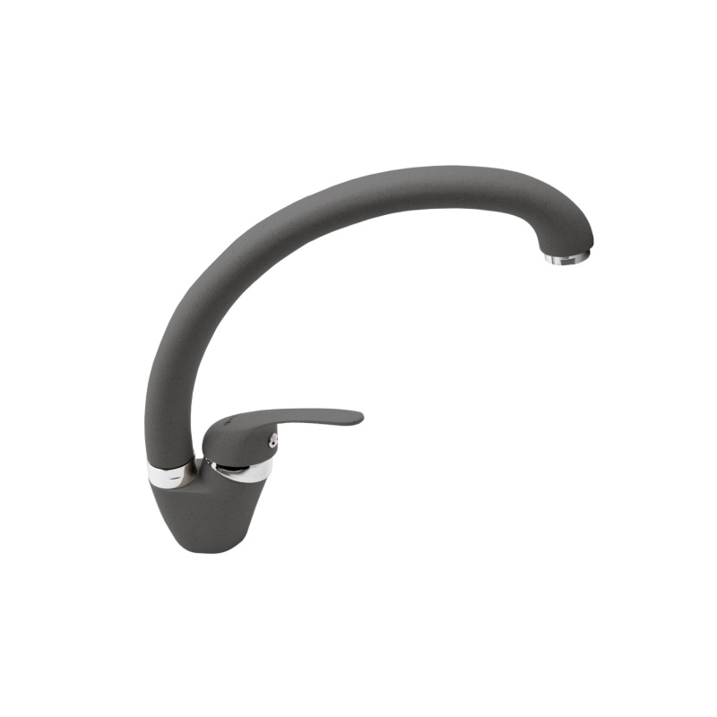 Pyramis Granitová stojánková dřezová baterie Ossia, šedá