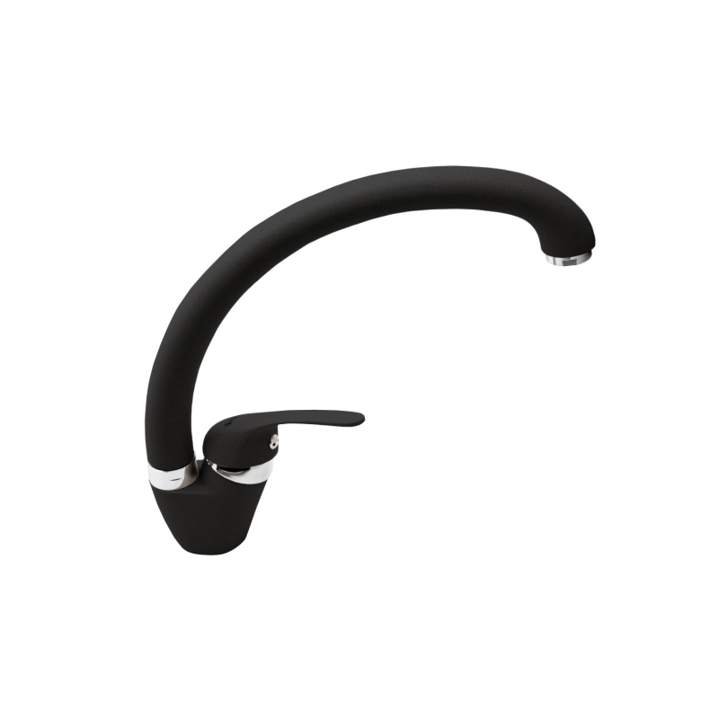 Pyramis Granitová stojánková dřezová baterie Ossia, carbon