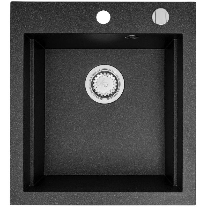 Dřez Siros (47x515) 1B černá