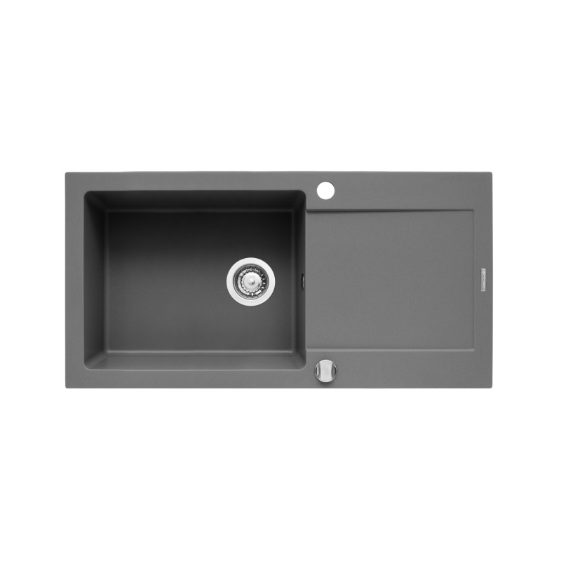 Dřez Mido (100x50) 1B 1D šedá beton