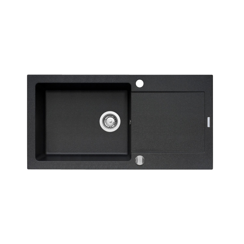 Dřez Mido (100x50) 1B 1D černá