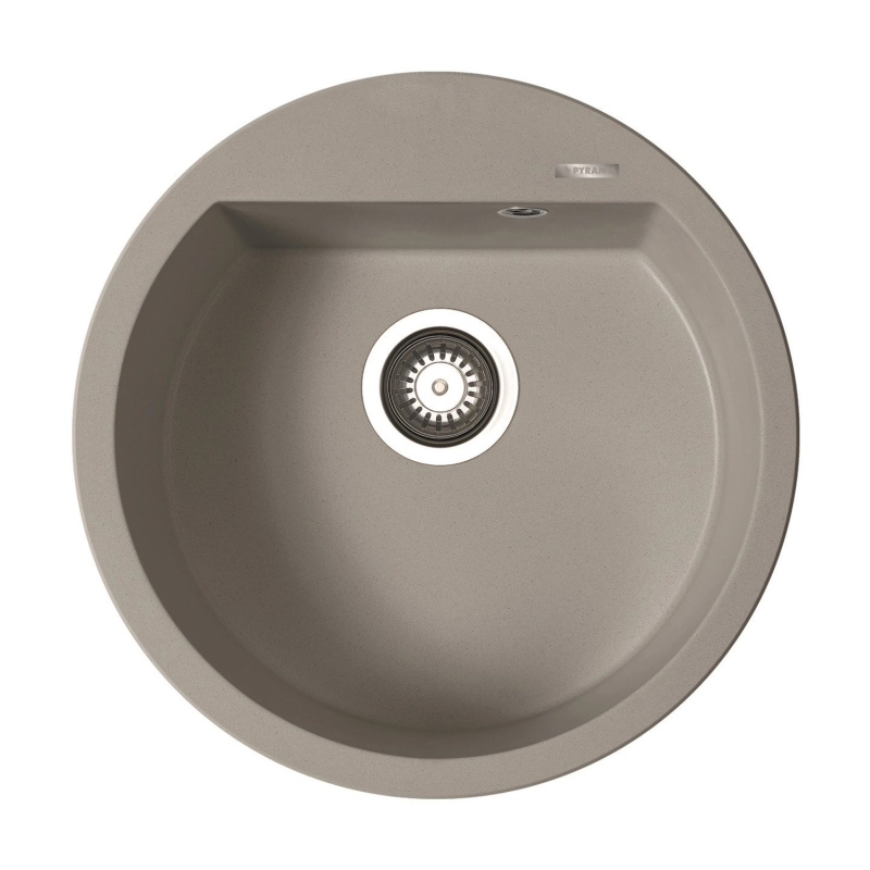 Pyramis Granitový dřez Alazia 1B, industrial grey, pr. 51 cm