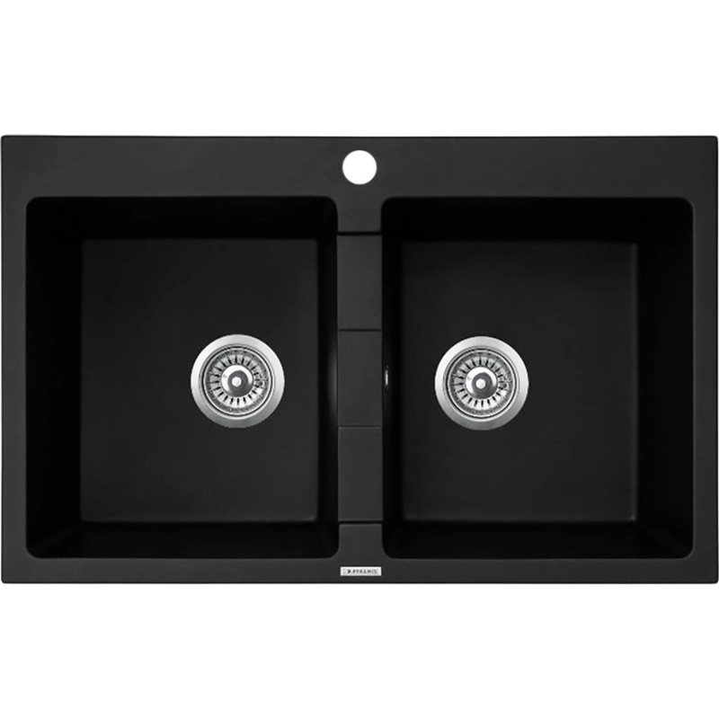 Pyramis Granitový dřez Sparta 2B, volcano, 78 x 50 cm