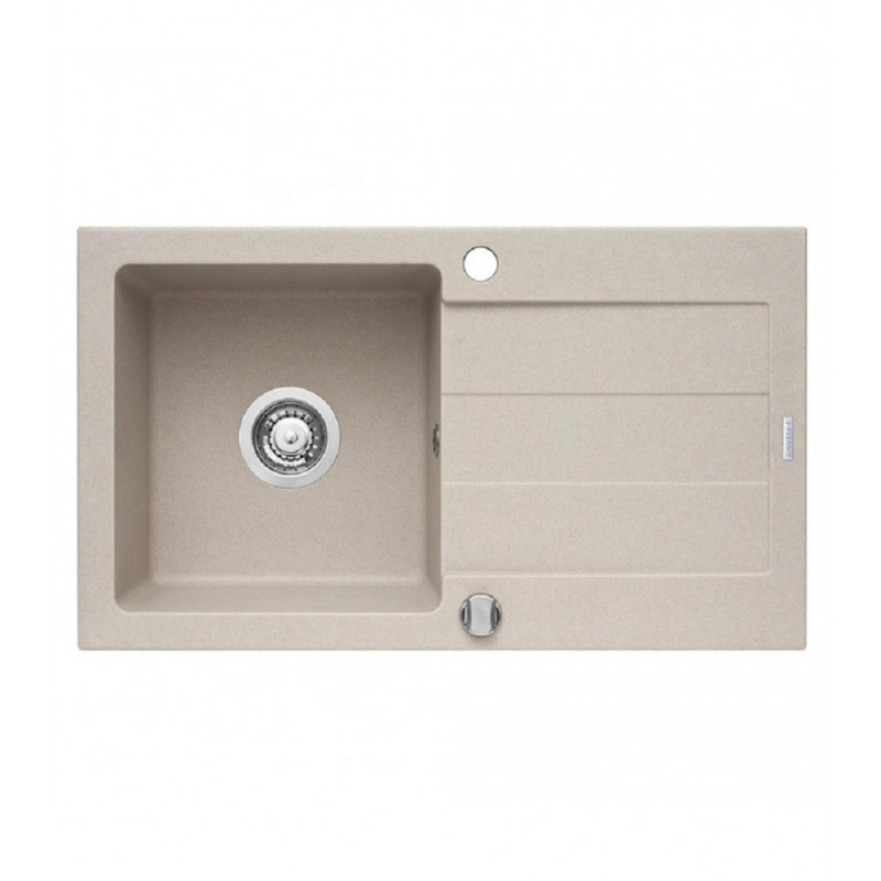 Pyramis Vestavný dřez Sparta 1B 1D, pyragranite, béžová, 76 x 44 x 18 cm