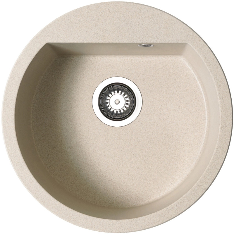 Pyramis Vestavný dřez Alazia 1B, pyragranit, béžová, pr. 51 x 20,5 cm